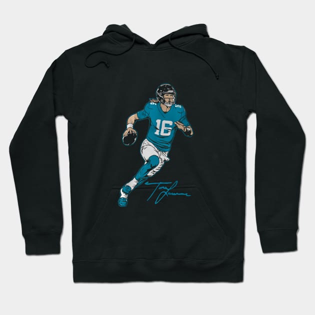 Trevor Lawrence Superstar Pose Hoodie by stevenmsparks